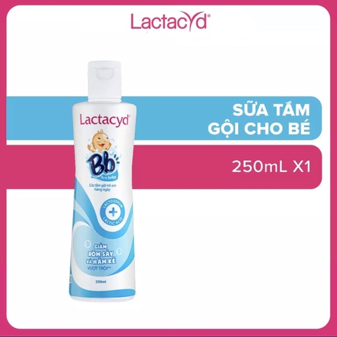 Lactacyd TG giảm rôm sảy và hăm kẽ 250ml
