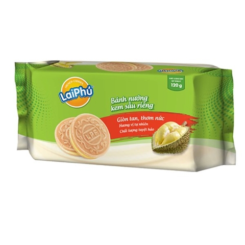 Lai Phú bánh nướng sầu riêng 120g