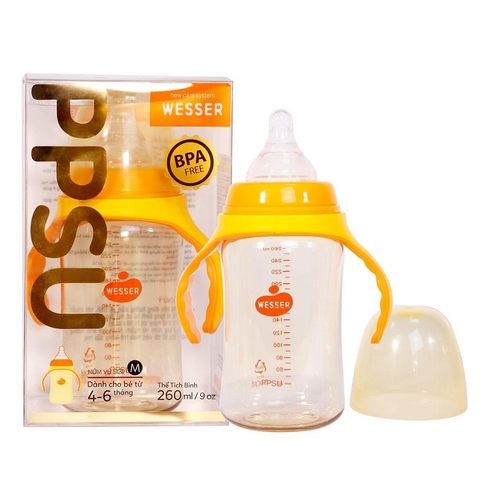 Bình sữa Wesser CR PESU 260ml
