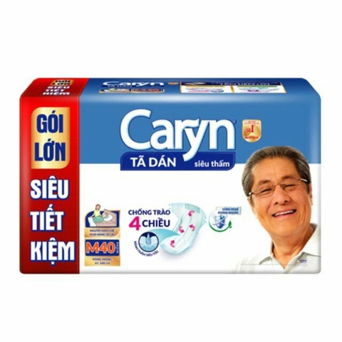 Tã Dán Siêu Thấm Caryn M 40 Miếng