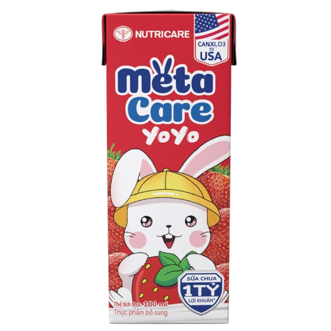 Metacare Yoyo hương Dâu 180ml