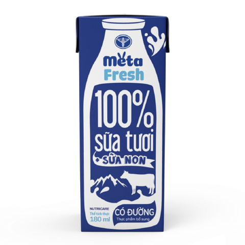 ST Meta Fresh sữa non có đường 180ml