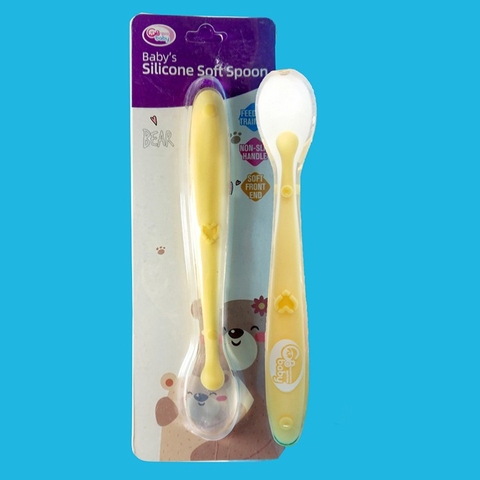 Muỗng ăn dặm Silicon cho bé GB Baby