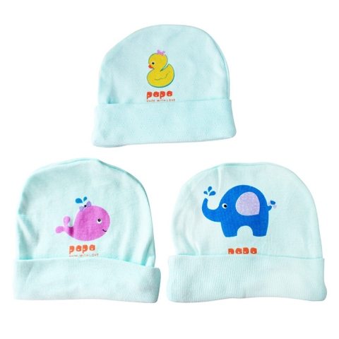 Nón bo màu sơ sinh