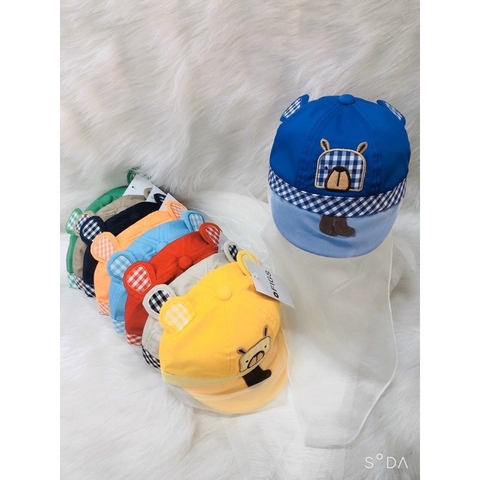 Nón kết lưới bi 2 tai