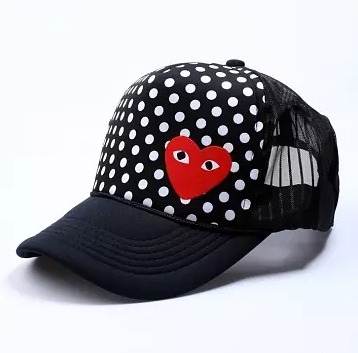 Nón kết lưới chấm bi