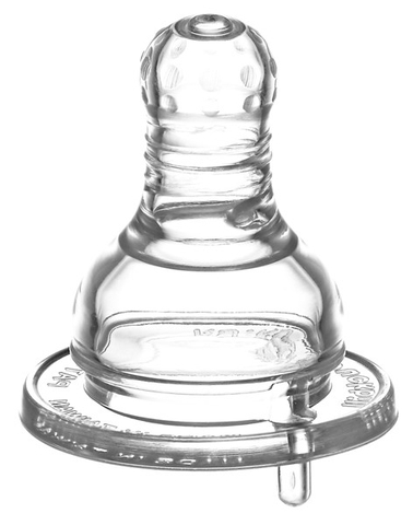 Núm vú cổ hẹp silicone siêu mềm S - 2 cái Anti Colic KuKu