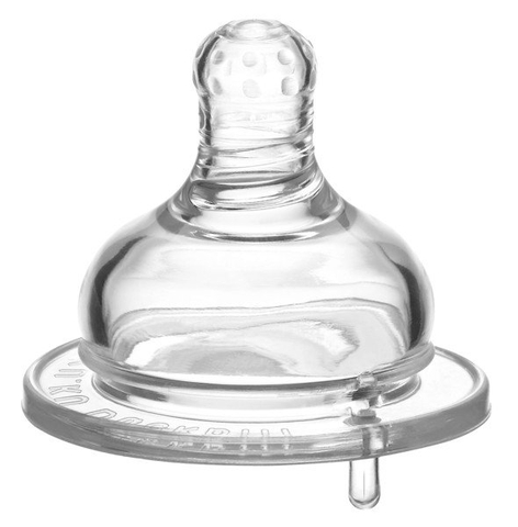 Núm vú cổ rộng silicone siêu mềm L+ - 2 cái Anti Colic KuKu