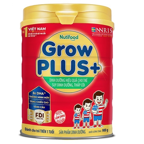 Nuti Grow Plus Đỏ Trên 1 Tuổi 900g