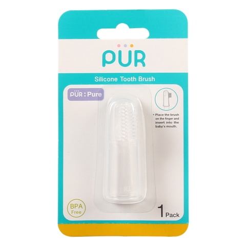 Pur Bàn chải silicone chà nướu, răng