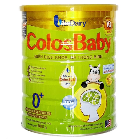 Sữa ColosBaby IQ Gold 0+ 800g