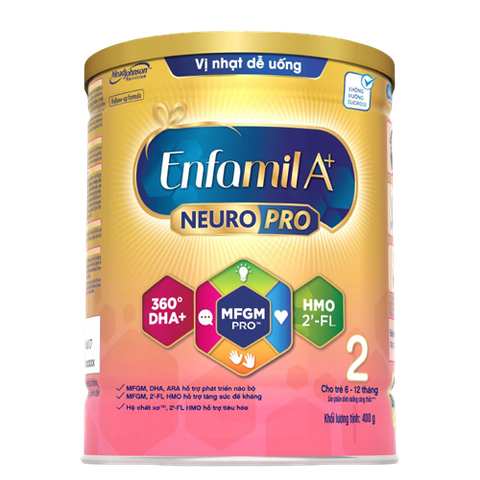 Enfamil A+ 2 400g vị nhạt