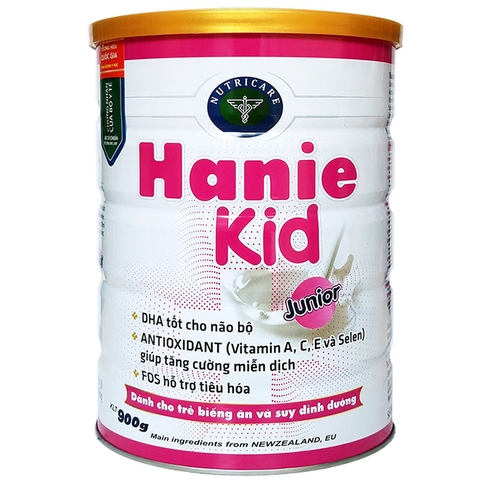Sữa Hanie Kid 1 (0-6th) 900g