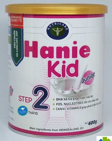 Sữa Hanie Kid 2 (6-12th) 400g