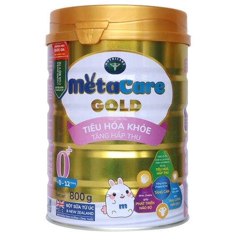 Sữa Metacare Gold 0 (0-12th) 800g