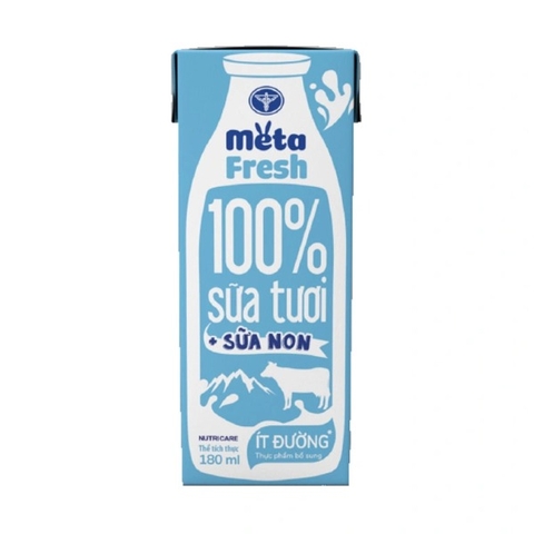 ST Meta Fresh sữa non ít đường 180ml