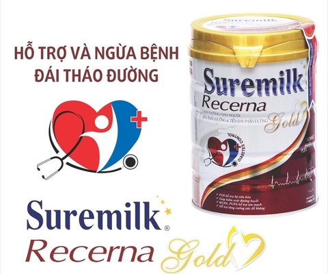 Suremilk Recerna (Tiểu đường) 900g