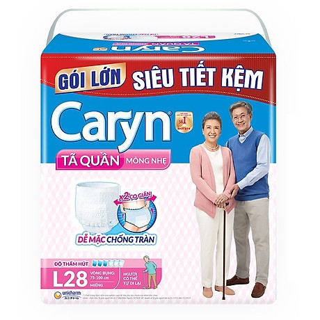 Tã quần mỏng nhẹ Caryn L28