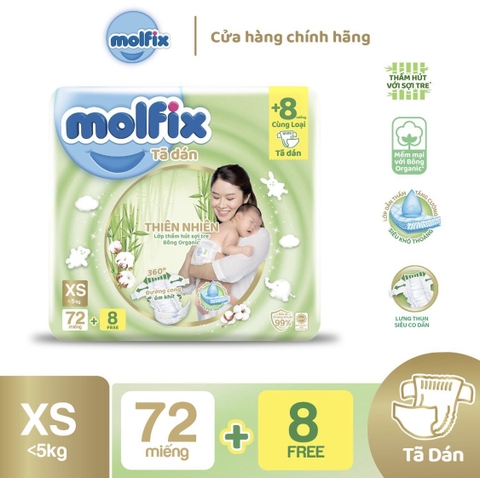 Tã dán MOLFIX XS 72