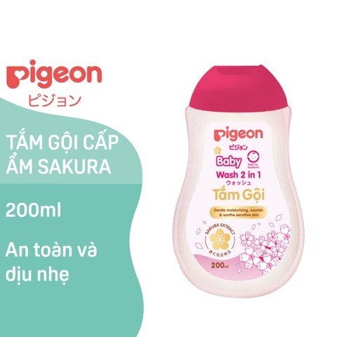 Tắm gội Pigeon 2in1 200ml