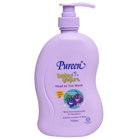 Tắm Gội Pureen hương sữa chua 500ml