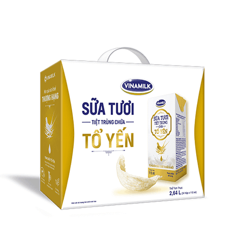 Vinamilk sữa tươi tổ yến 110ml