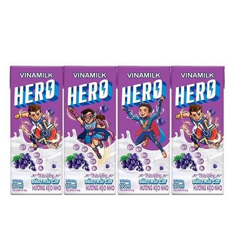 VNM TUSTC Hero hương kẹo nho 180ml