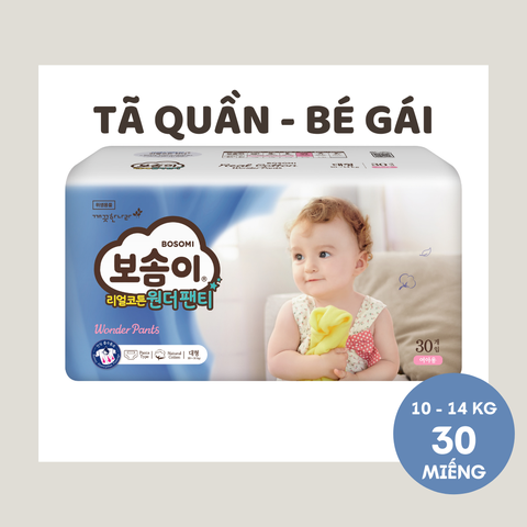 Tã quần Bosomi Wonder Bé Gái L30