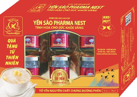 Yến Pharma Nest đường phèn (hộp)