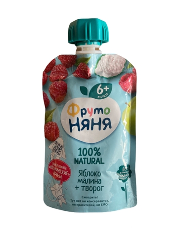 Hoa quả nghiền Fruto táo, mâm xôi