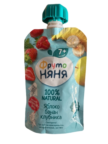 Hoa quả nghiền Fruto táo chuối dâu tây