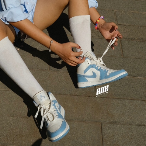 JORDAN 1 MID 'UNIVERSITY BLUE' - BQ6472 141