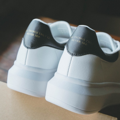 DOMBA HIGH POINT SHOES BLACK WHITE - H9111