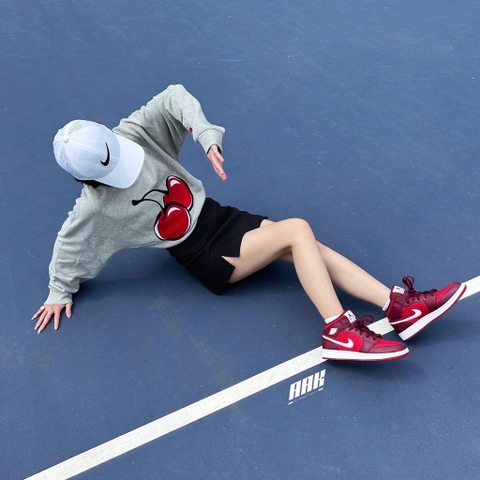 AIR JORDAN 1 MID SE RED QUILT - AV5174 600