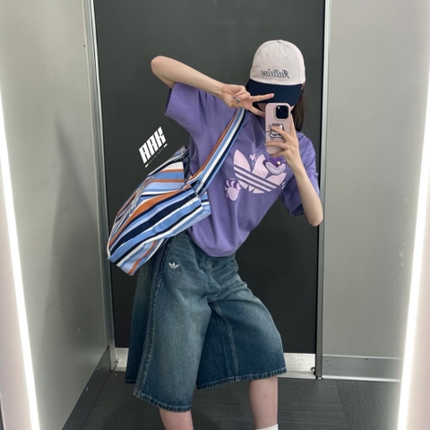Adidas x Disney Cheshire Cat Loose Fit / PURPLE ( KY8306 )