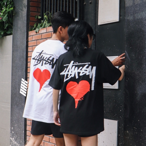 STUSSY STOCK HEART TEE