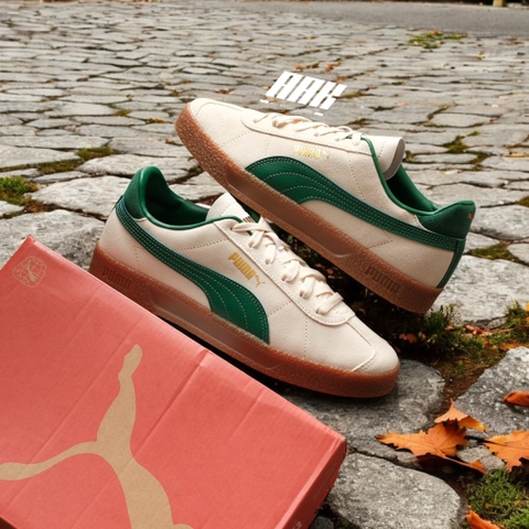 PUMA CLUB WHITE/GREEN  (401514-05)