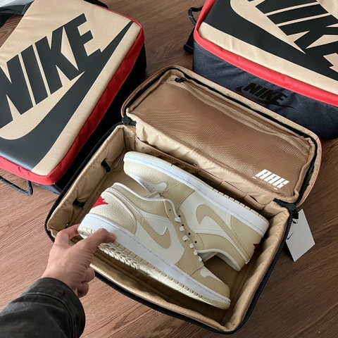 NIKE SHOES BOX BAG - BEIGE