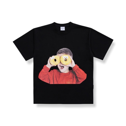 ADLV BABY FACE T-SHIRT BLACK DONUTS 7 - ADLV21SS SSBKBF DN7