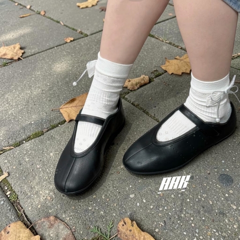 Adidas Black STAN SMITH LO BALLET SHOES ( JQ6939)