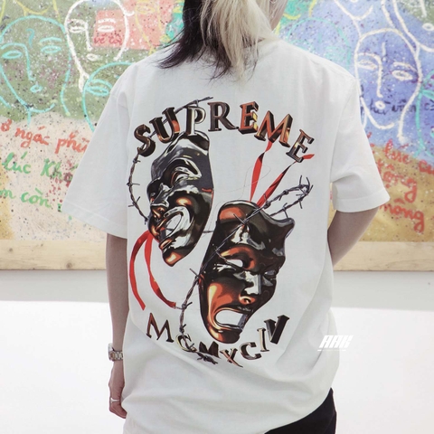 SUPREME SS20 LAUGH NOW T-SHIRT WHITE