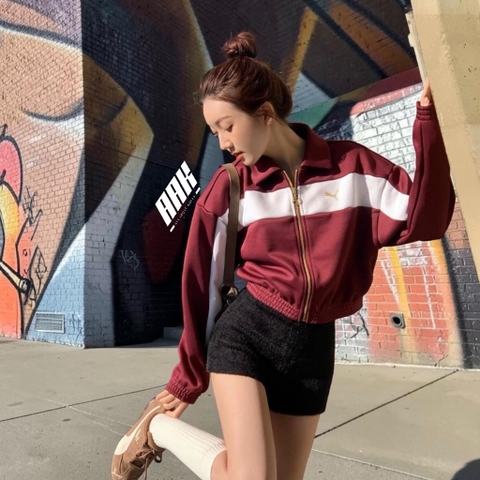 PUMA Sports Life Collection Jackets & Coats Women's Burgundy (633795-96)