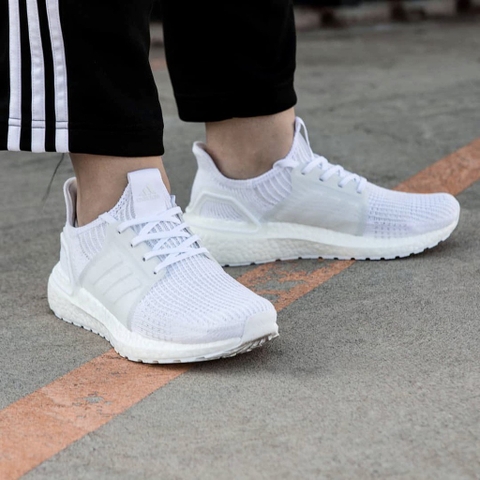ADIDAS ULTRA BOOST 19 ALL WHITE - G54015