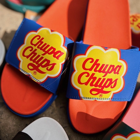 SHOOPEN X CHUPA CHUPS SLIPPERS BLUE - AFDU79S02