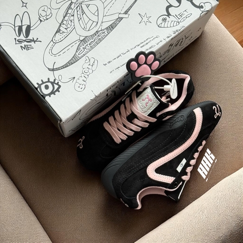 CAT&SOFA CS25001 "BLACK/PINK BOWTIE "