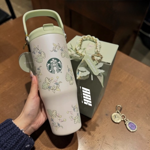 Starbucks China 2026 Spring Auspicious Pattern Thermos Double Drinking