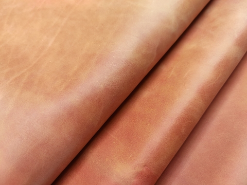 Two Tones Wax Cow Leather