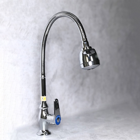 Vòi Bếp Lạnh Cắm Chậu Cần Mềm OB_512M