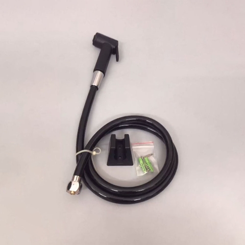 Vòi Xịt Nhựa Đen Ti Đồng (chếch) OB_04D