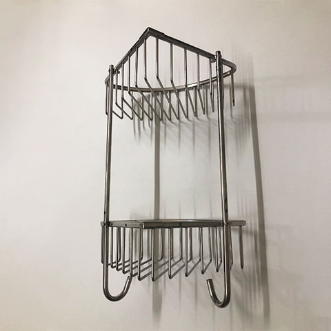 Kệ góc lưới 2 tầng inox 304 - KGL_02_25